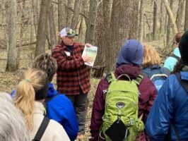 Women at a forestry event