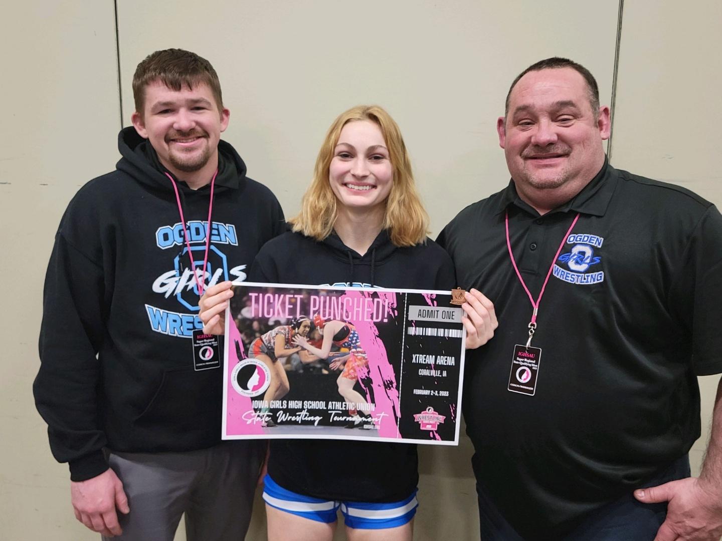 Ogden Girls Wrestling Results from January 27th (State Qualifying Meet: Top 4 advance to state)