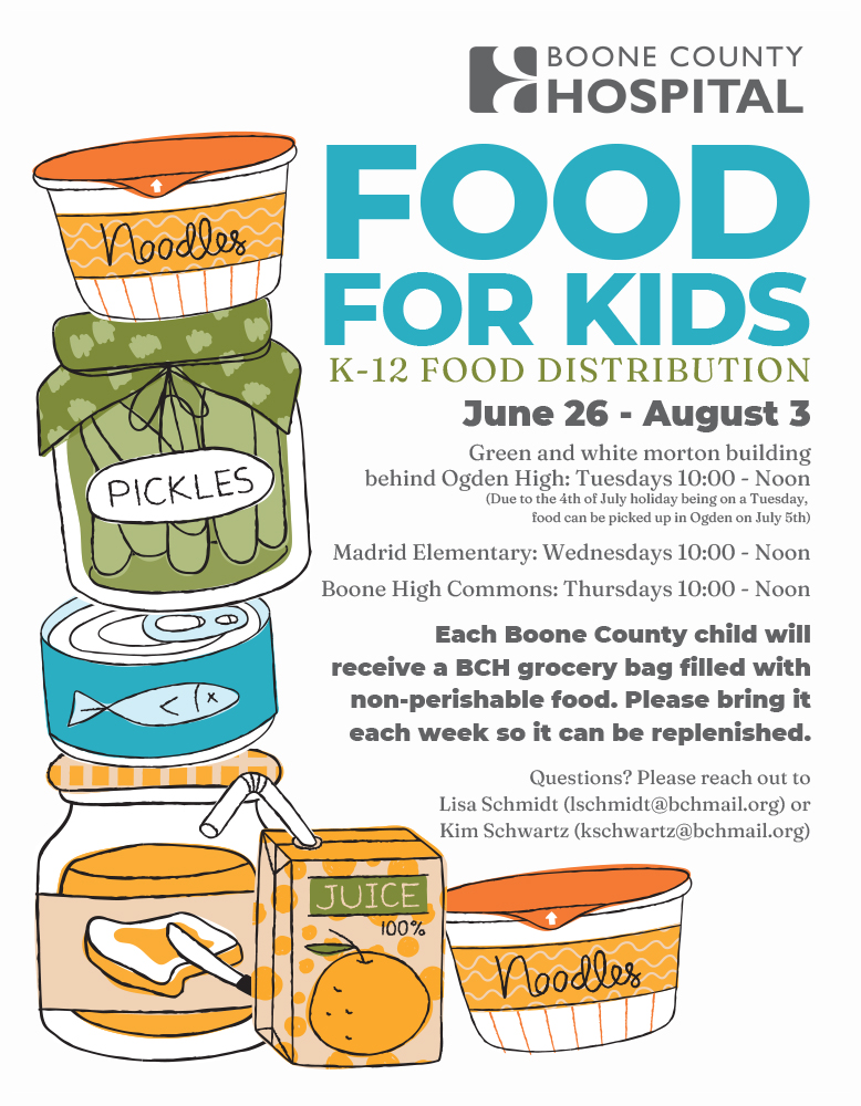 BCH Begins "Food For Kids" Distribution This Week