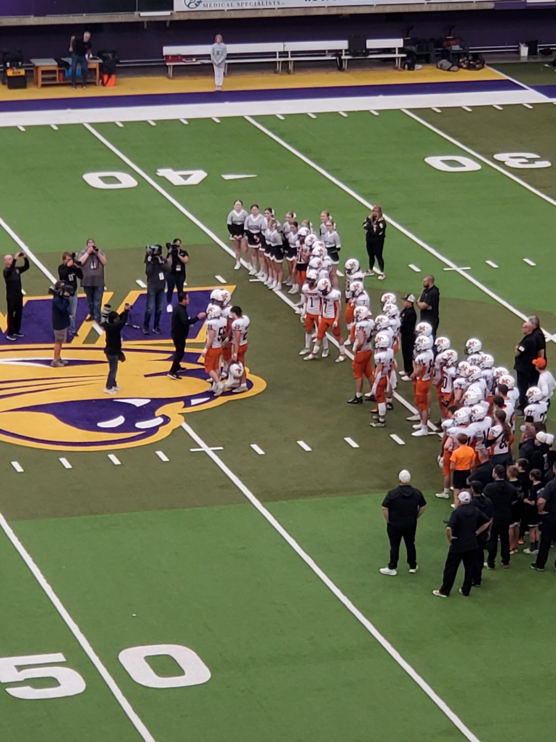 Madrid Receiving Semifinalist Trophy