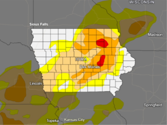 Drought Conditions Continue to Improve – KWBG Radio | Boone, Iowa