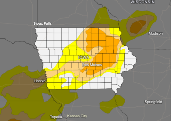 Drought Conditions Continue to Improve – KWBG Radio | Boone, Iowa