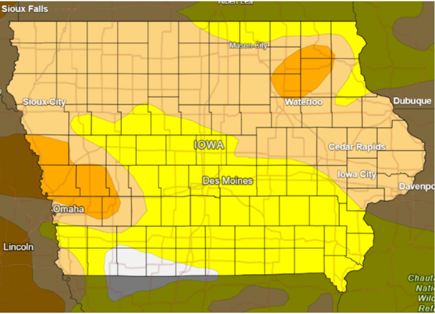 Drought Expands Across the State – KWBG Radio | Boone, Iowa